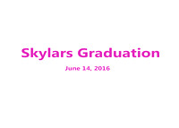 Skylar Graduation 2016